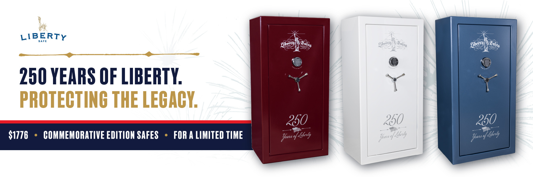 250th Commemorative Edition Safes from Liberty Safe of Southwest PA your Liberty Safe dealer in Pittsburgh
